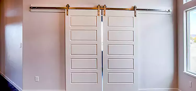 Glass Barn Door with Installation Hardware Kit Short Pump